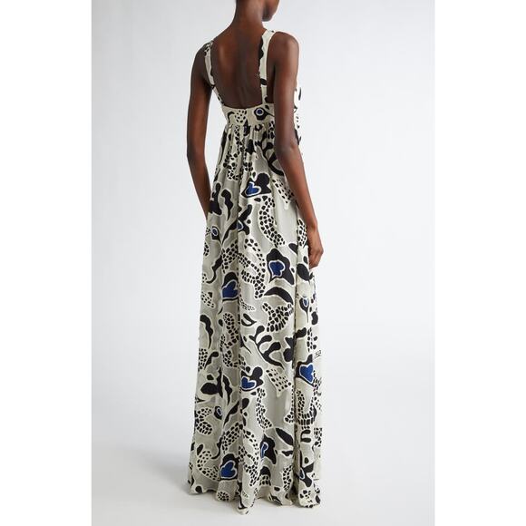 Ulla Johnson Leilani Appliqué Sleeveless Maxi Dress in Porcelain 0 - Picture 5 of 6